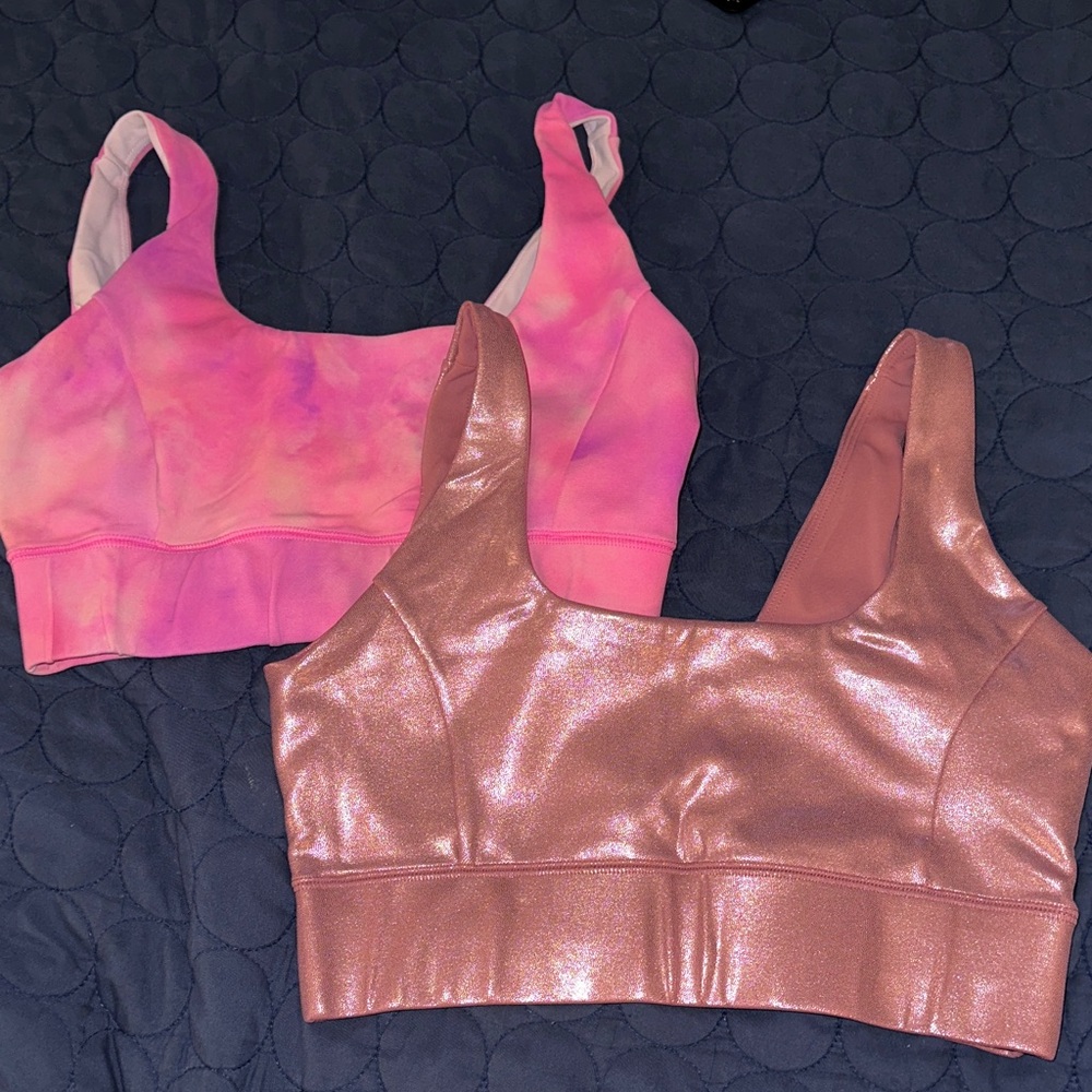 2 💕 IVL Collective Pink Sports Bras size 8